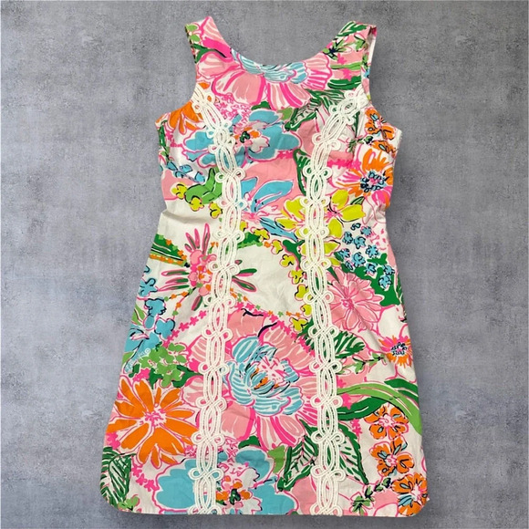 Lilly Pulitzer nosey posey sleeveless shift mini dress for Target collection 4 - Picture 6 of 12